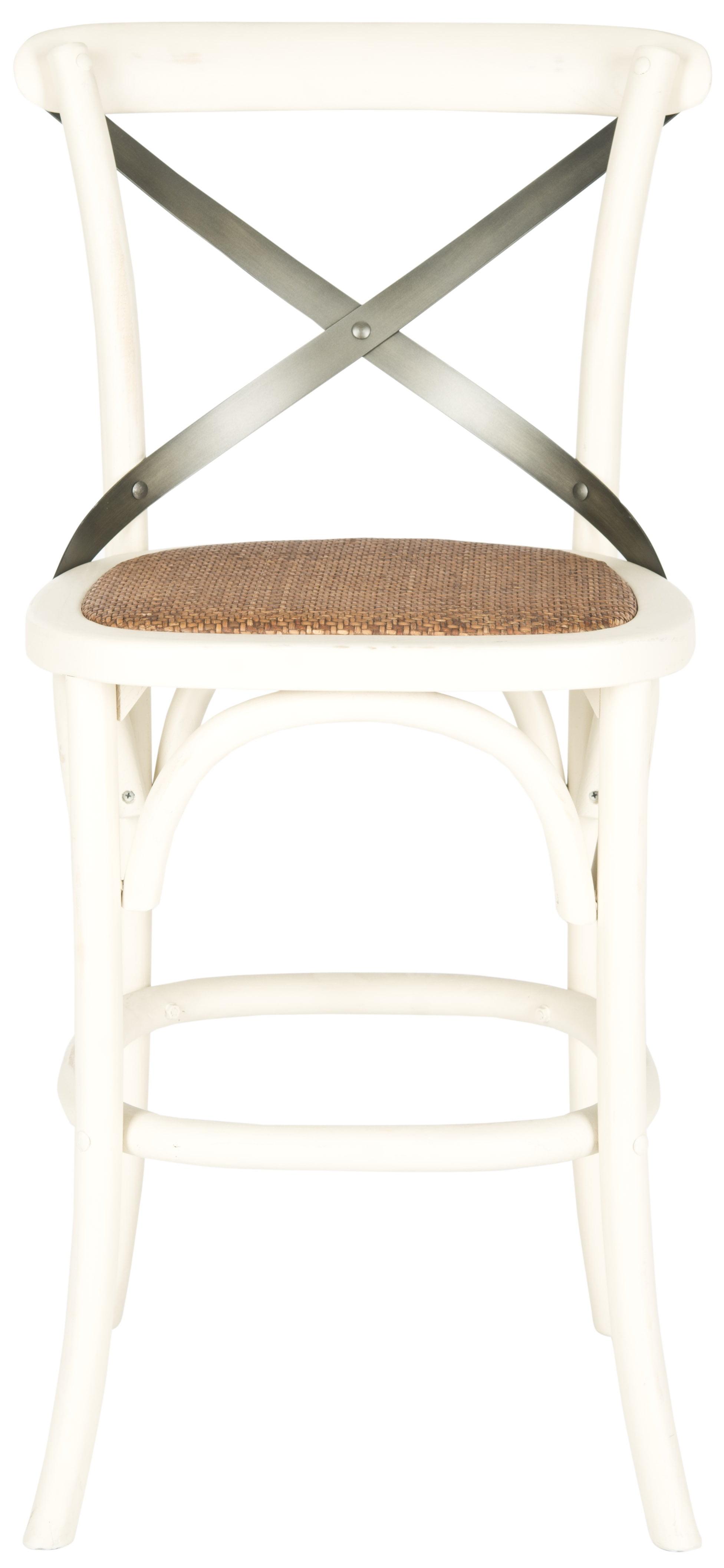 Eleanrore X Back Counter Stool  - Safavieh