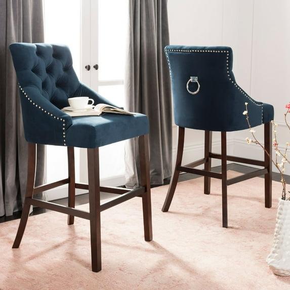 Safavieh Eleni Tufted Wing Back Bar Stool (Set of 2)