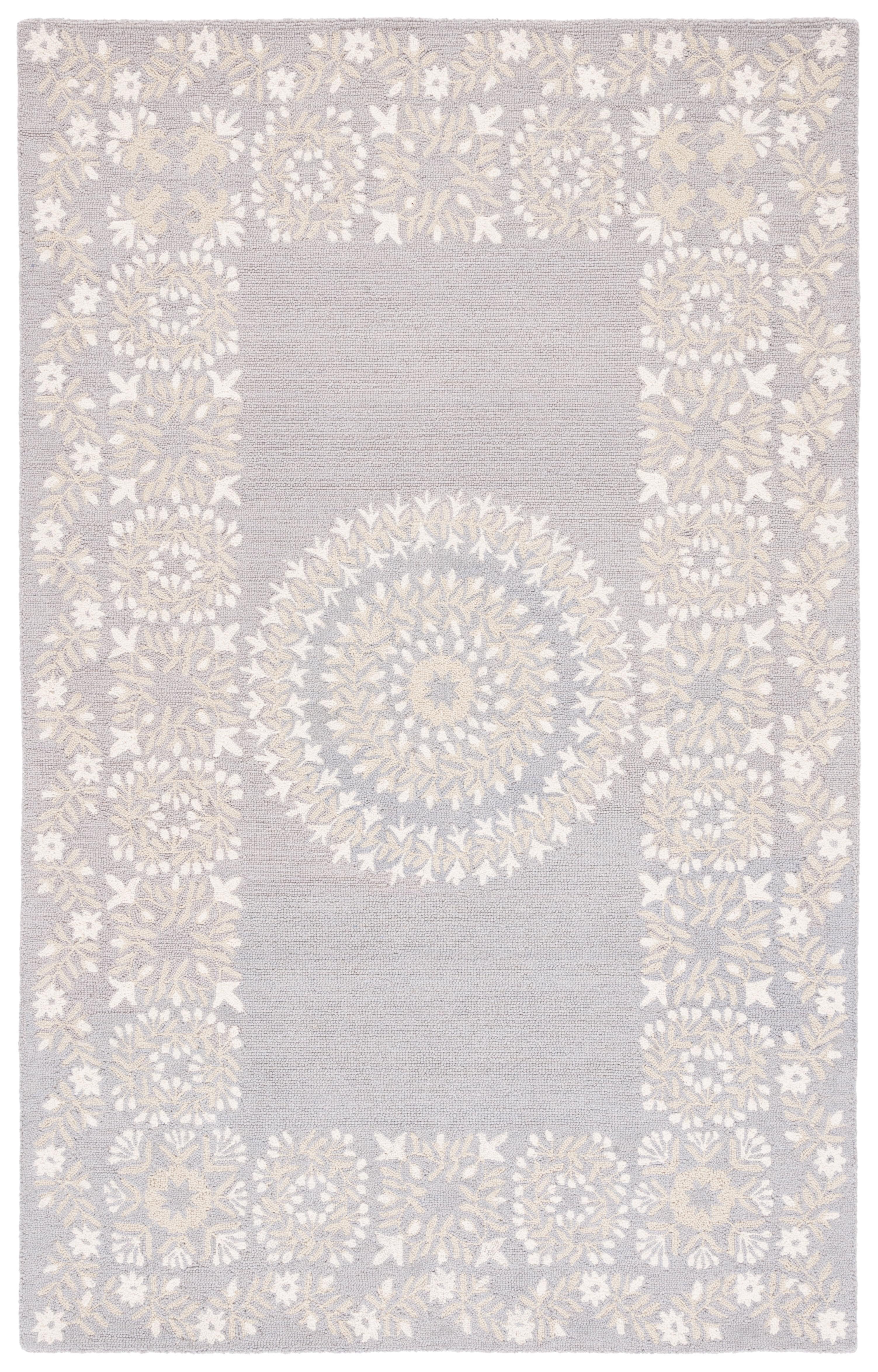 Empire EM826 Hand Tufted Area Rug - Grey/Green - 3'x5' - Safavieh.