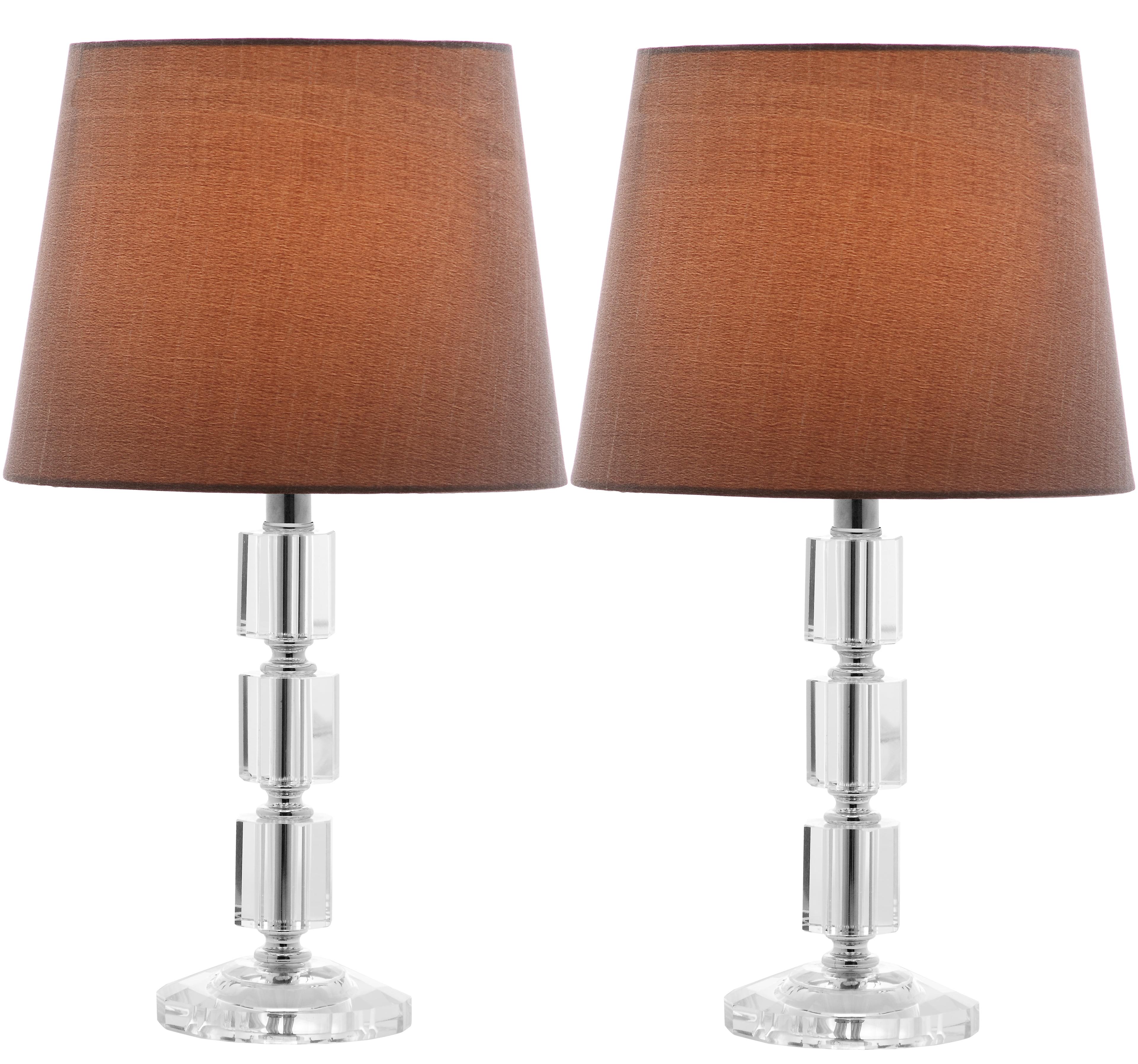 Erin Crystal Cube Table Lamp (Set of 2) - Safavieh