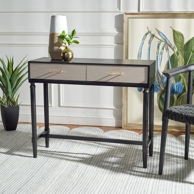Estella 2 Drawer Console Table - CNS5731B - Black - Safavieh