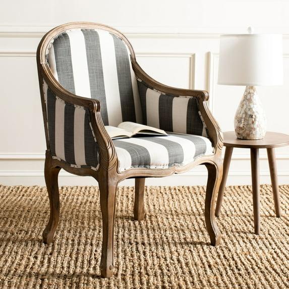 Esther Arm Chair - MCR4575B - Grey/White - Safavieh