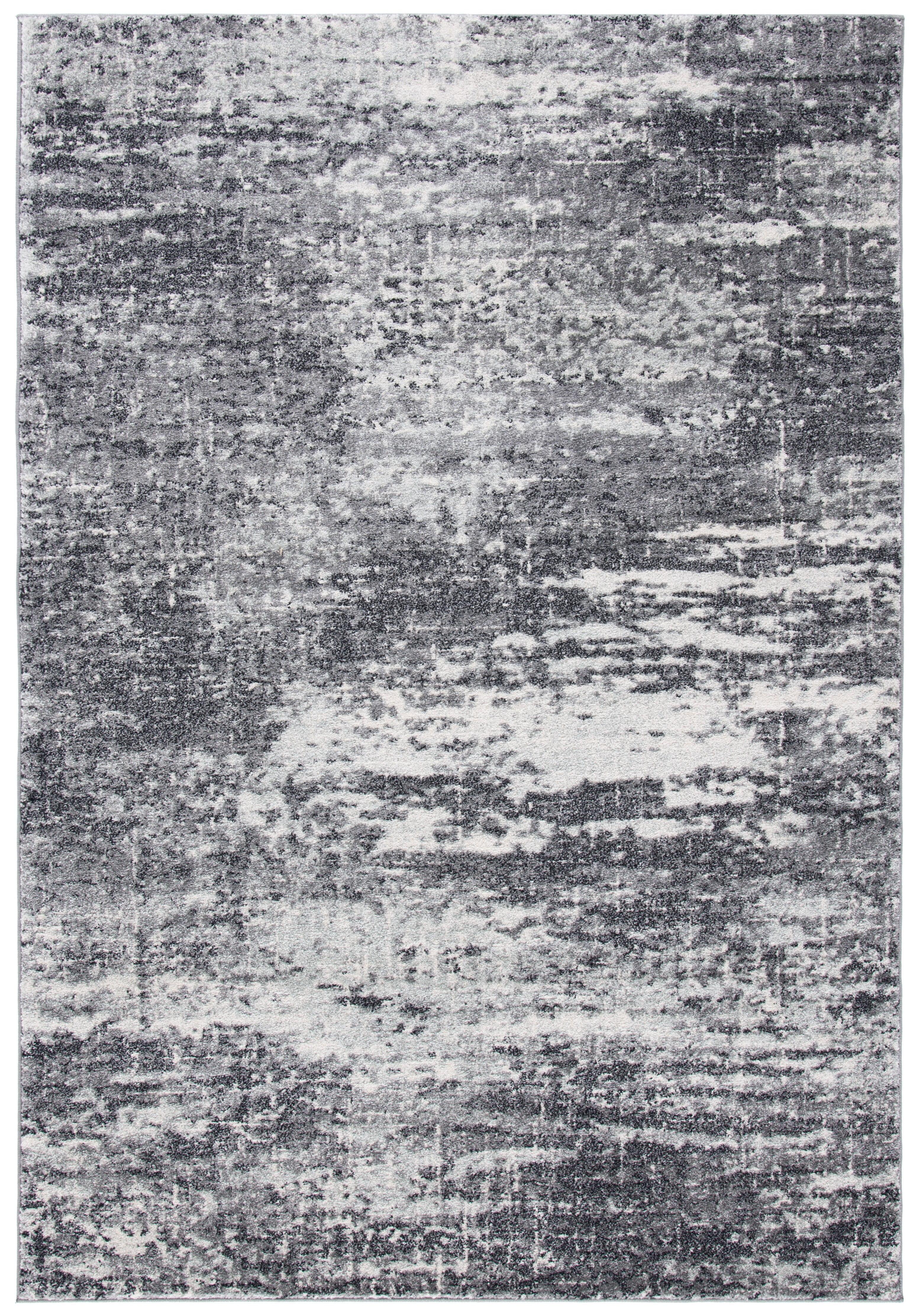 SAFAVIEH Evoke Frosina Abstract Area Rug, Ivory/Grey, 10' x 14'