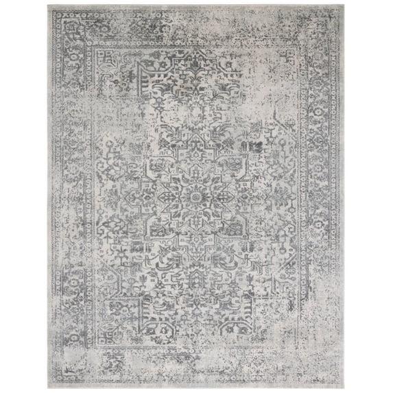 SAFAVIEH Evoke Trena Floral Area Rug, Ivory/Grey, 9' x 12'