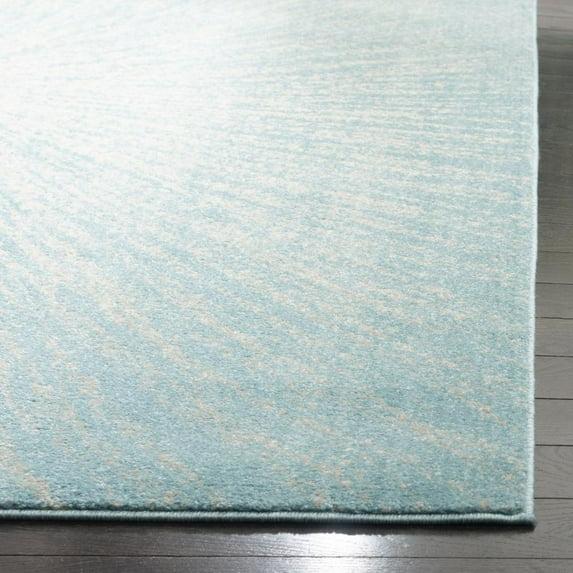 Evoke EVK228 Power Loomed Indoor Accent Rug - Aqua/Ivory - 3'x5' - Safavieh