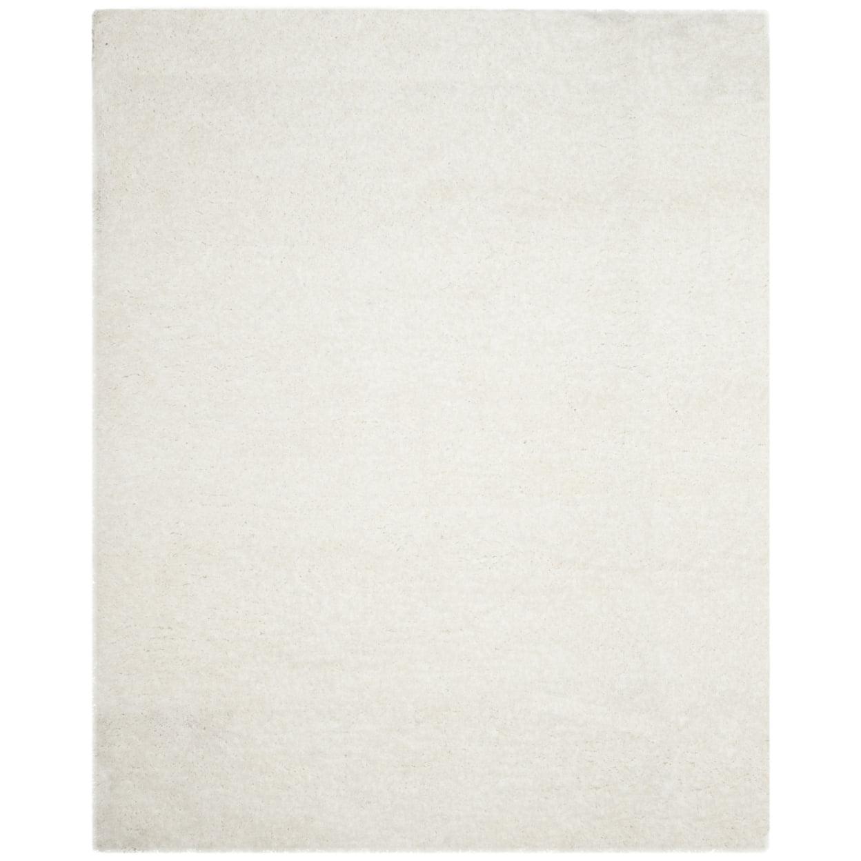 Express Shag SGE620 Hand Tufted Indoor Area Rug - Ivory - 8'x10' - Safavieh.