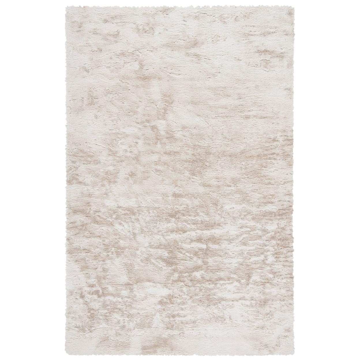 Faux Sheep Skin FSS535 Power Loomed Indoor Area Rug - Beige - 4'x6' - Safavieh