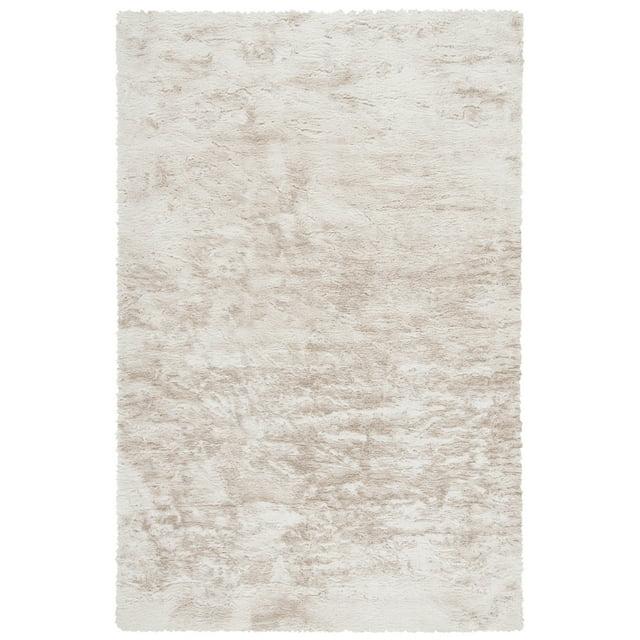Faux Sheep Skin FSS535 Power Loomed Indoor Area Rug - Beige - 4'x6' - Safavieh