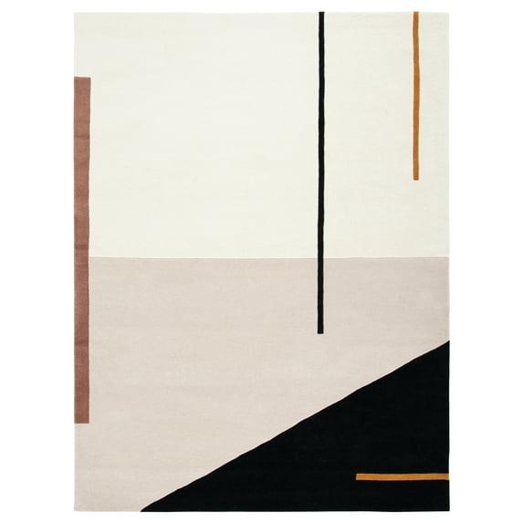 SAFAVIEH Fifth Avenue Dawa Abstract Area Rug, Ivory/Black, 10' x 14'
