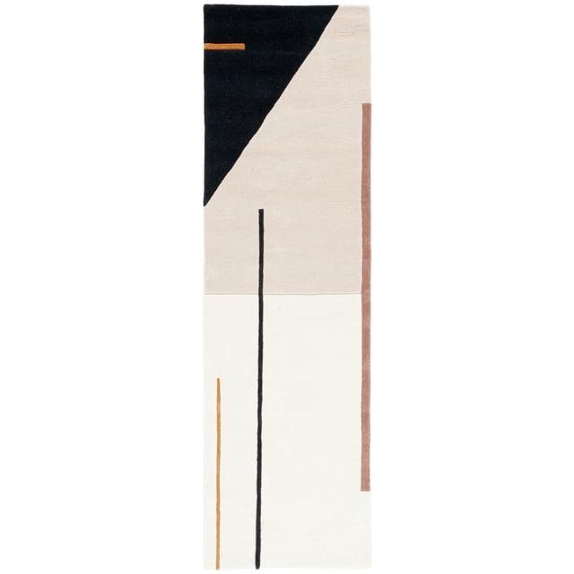 Fifth Avenue FTV110 Hand Tufted Runner Rug - Ivory/Black - 2'3"x10' - Safavieh.