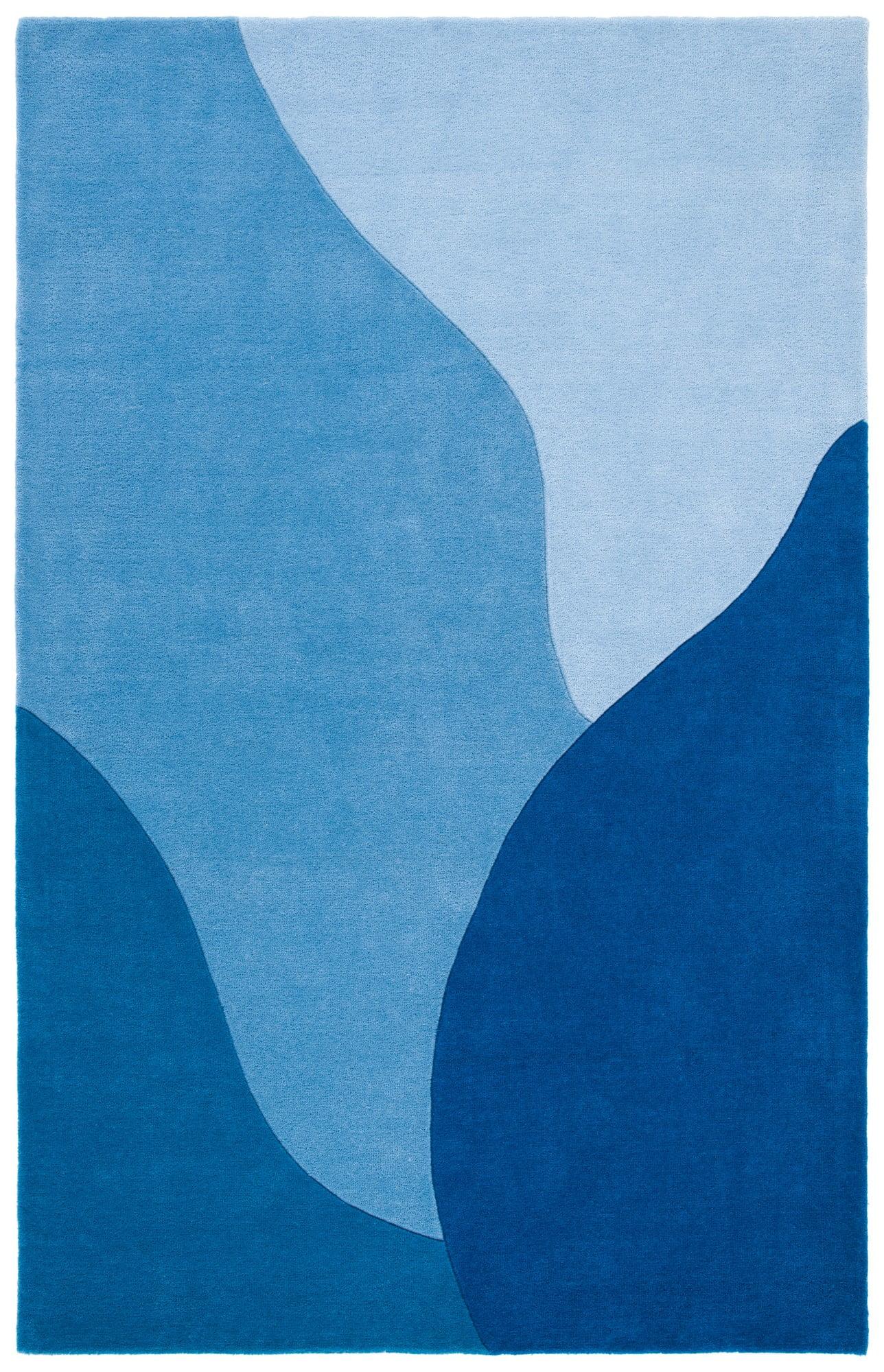 Fifth Avenue FTV117 Hand Tufted Indoor Area Rug - Blue - 6'x9' - Safavieh