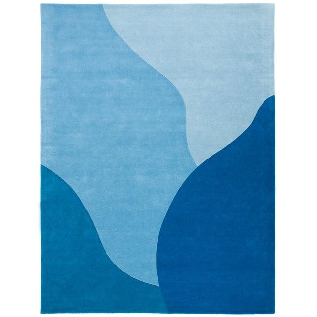 Fifth Avenue FTV117 Hand Tufted Indoor Area Rug - Blue - 9'x12' - Safavieh