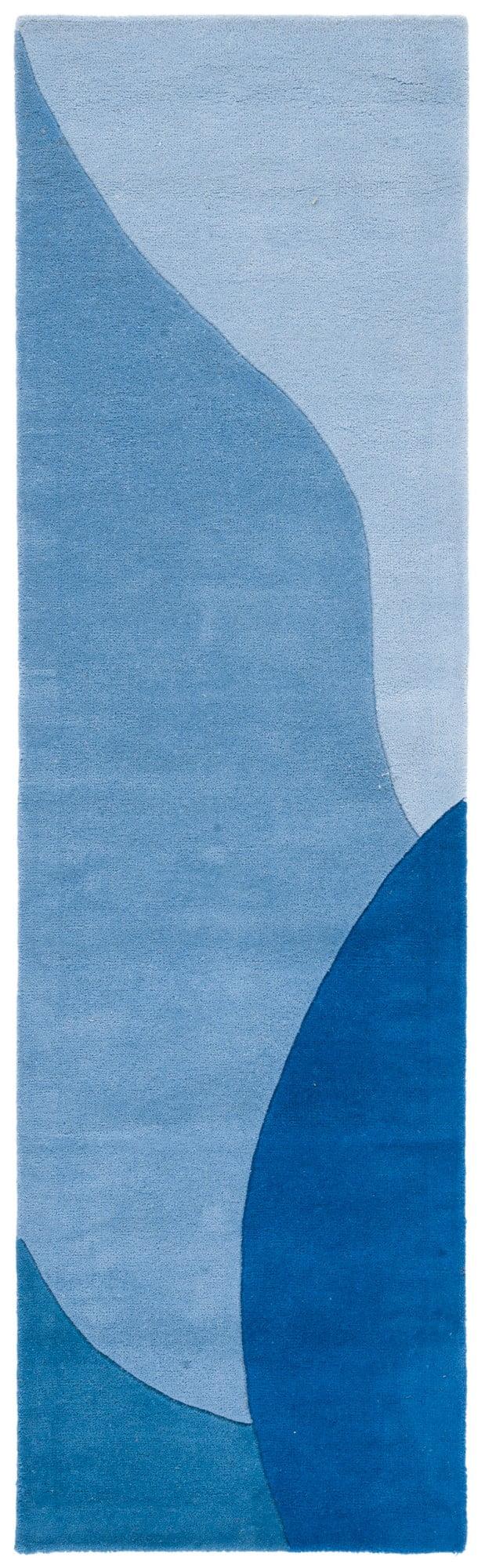 Fifth Avenue FTV117 Hand Tufted Indoor Runner - Blue - 2'3"x10' - Safavieh