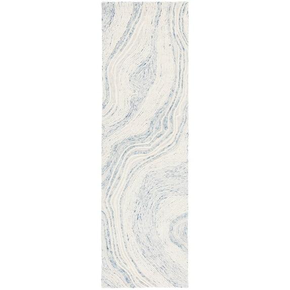 Fifth Avenue FTV121 Hand Tufted Indoor Runner - Blue/Ivory - 2'3"x8' - Safavieh