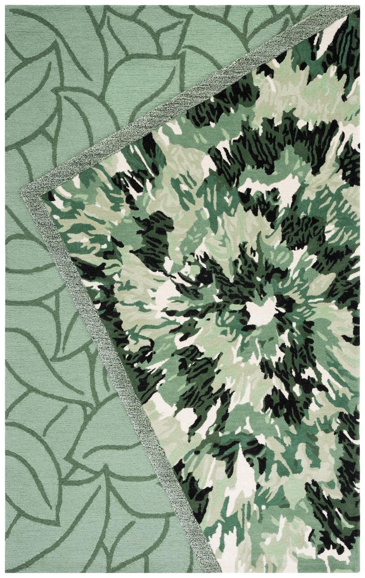 SAFAVIEH Fifth Avenue Deborah Abstract Area Rug, Green/Ivory, 4' x 6'