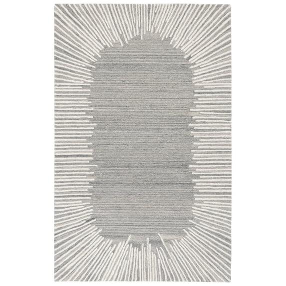Fifth Avenue FTV129 Hand Tufted Indoor Accent Rug - Grey/Ivory - 3'x5' - Safavieh