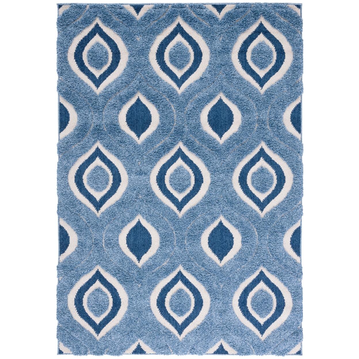 George Oliver Florida Shag Performance Geometric Rug