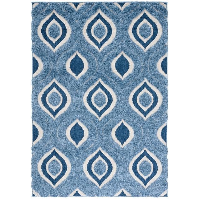 George Oliver Florida Shag Performance Geometric Rug