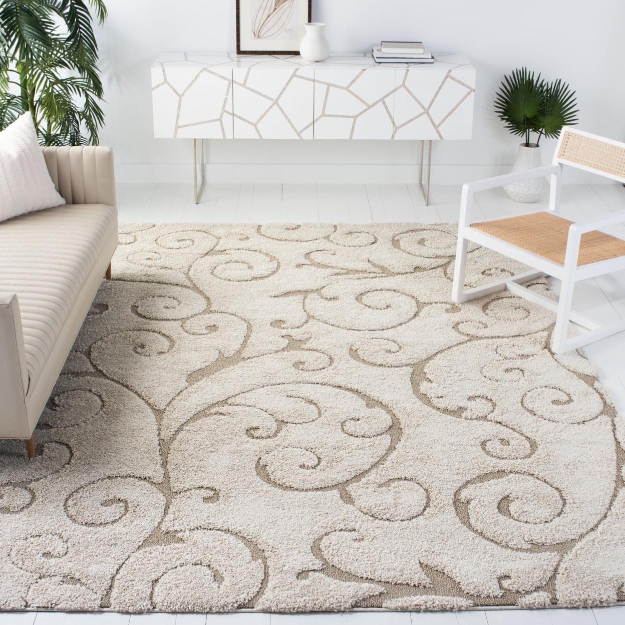 Florida Shag SG455 Power Loomed Area Rug  - Safavieh