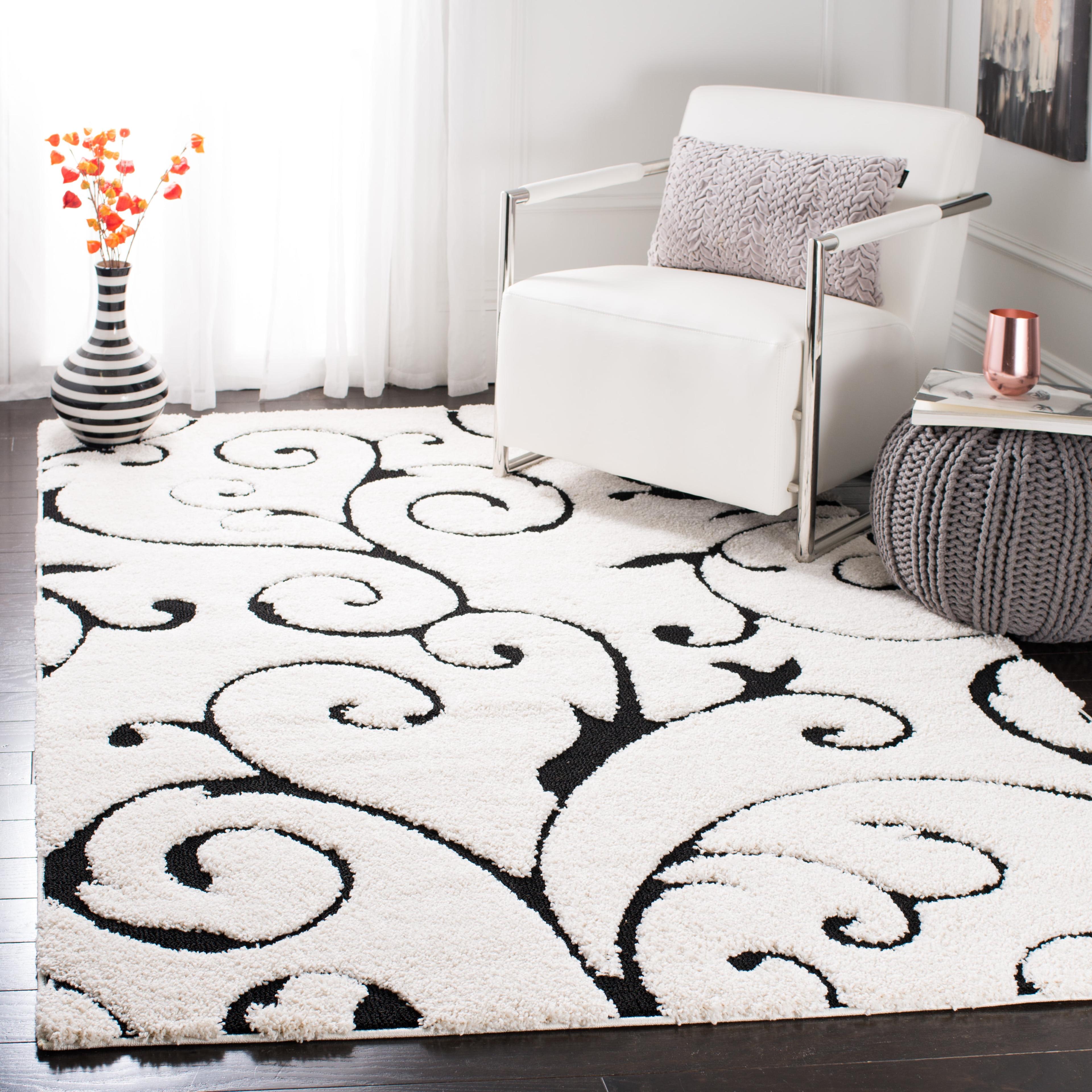 Florida Shag SG455 Power Loomed Area Rug  - Safavieh