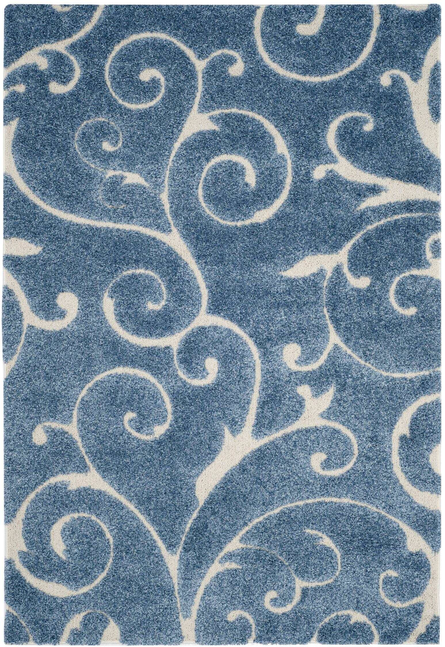 Florida Shag SG455 Power Loomed Area Rug  - Safavieh