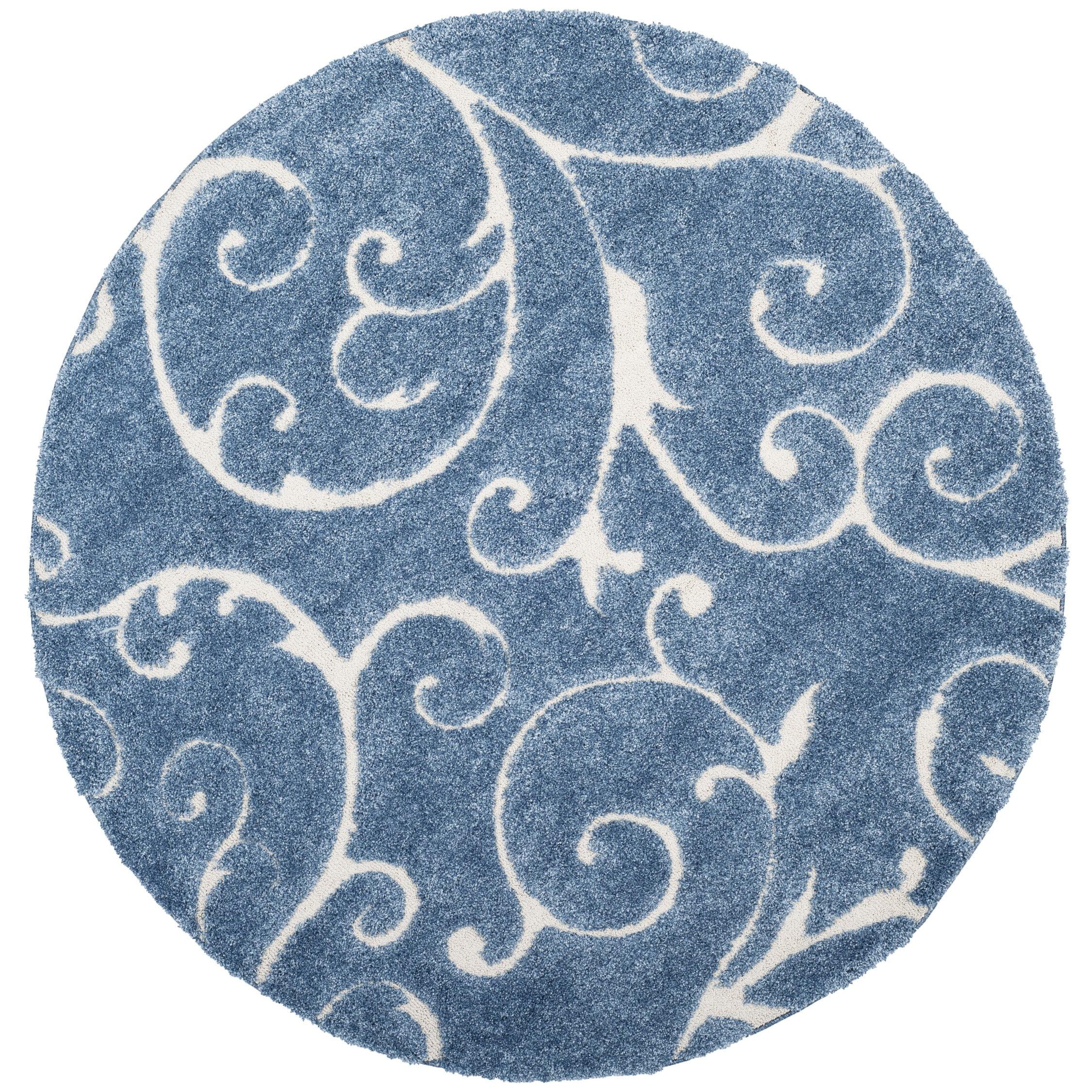 Florida Shag SG455 Power Loomed Area Rug  - Safavieh