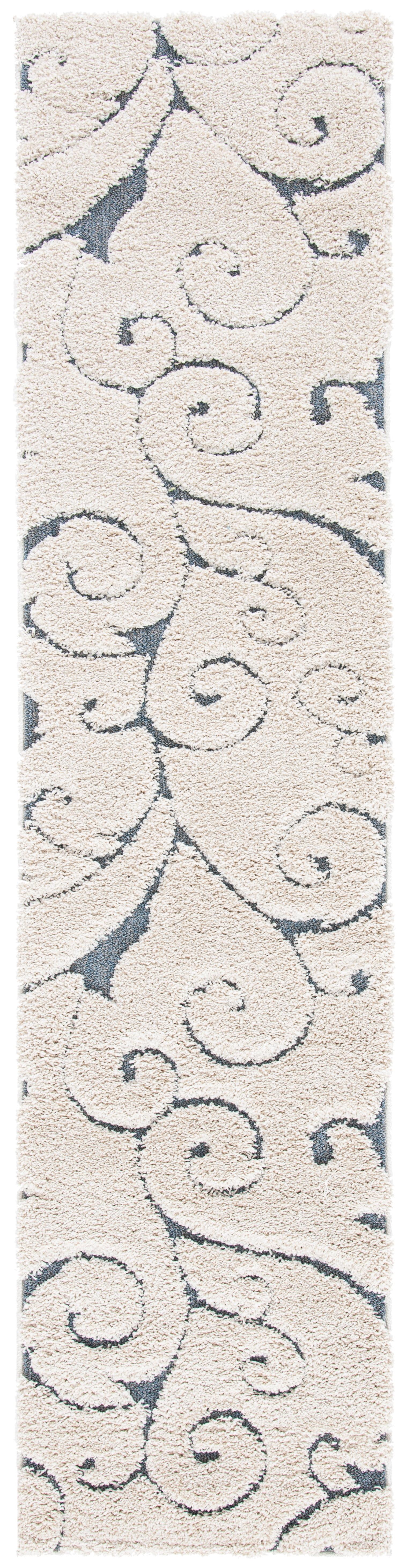 Florida Shag SG455 Power Loomed Area Rug  - Safavieh