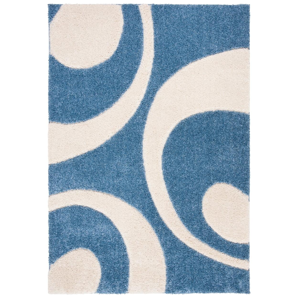 Florida Shag SG474 Power Loomed Area Rug  - Safavieh