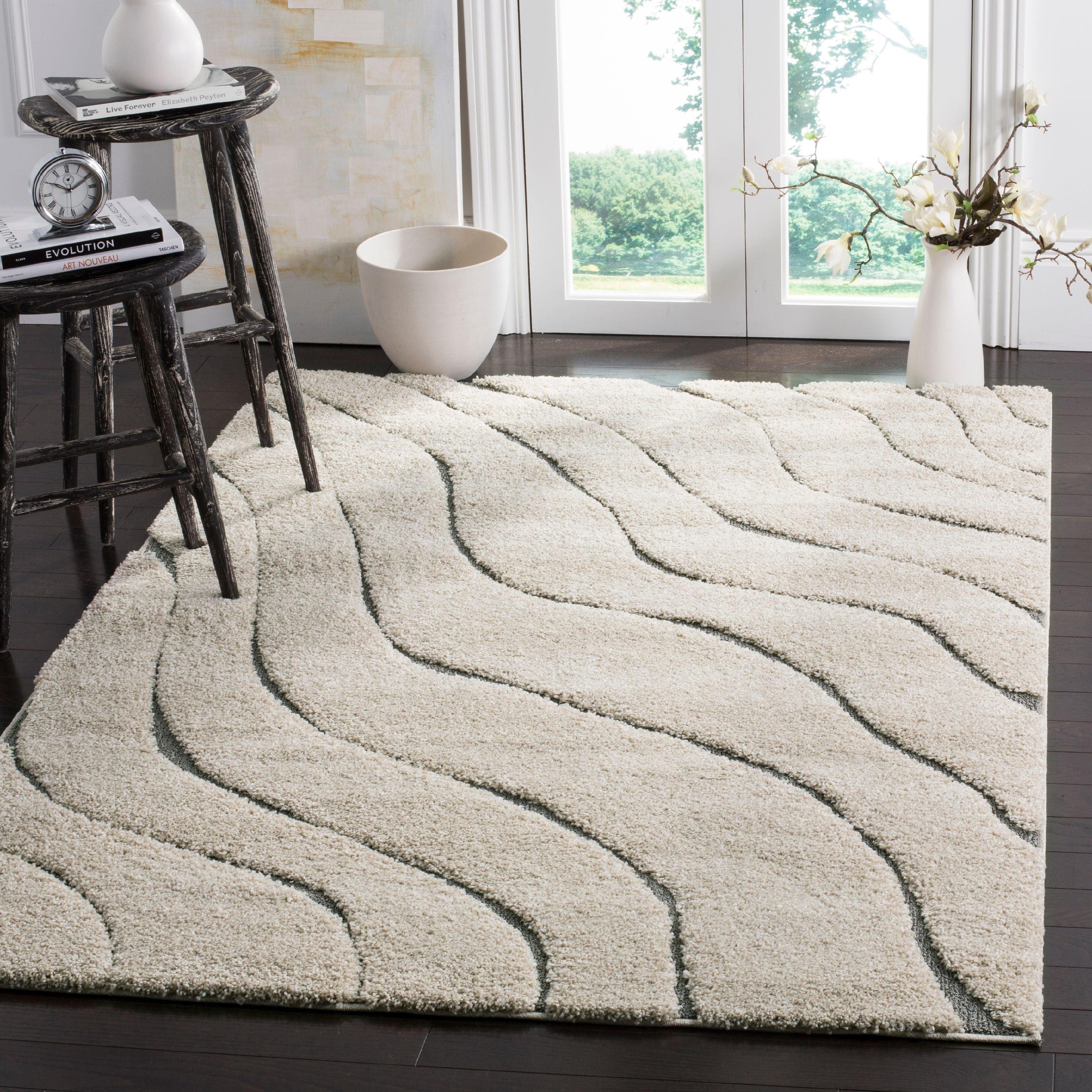 Florida Shag SG472 Power Loomed Rugs - Safavieh