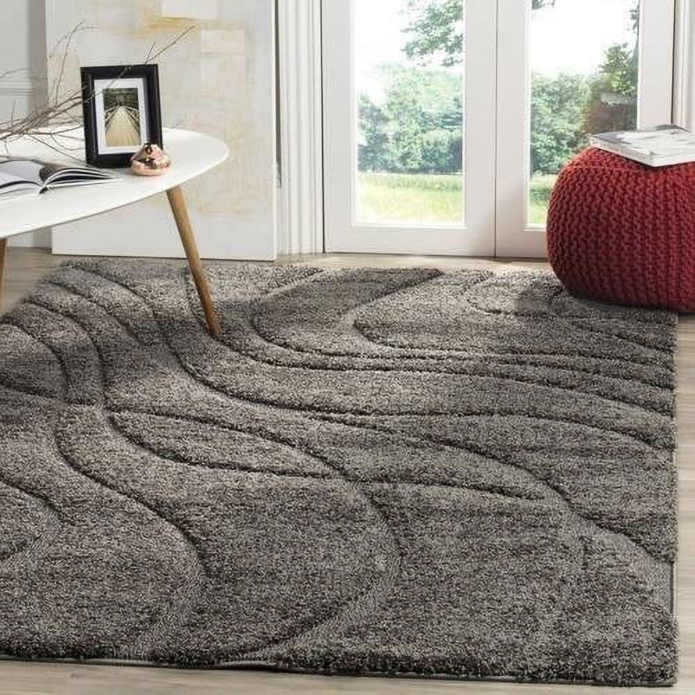 Florida Shag SG471 Power Loomed Area Rug  - Safavieh