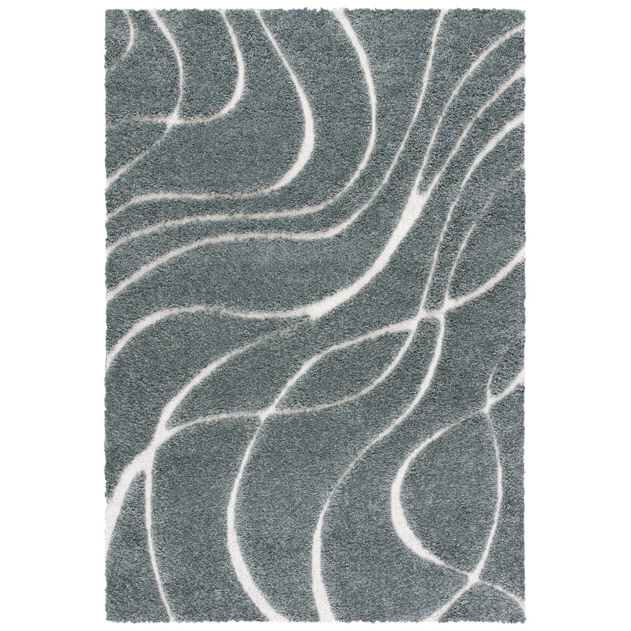 Xiong Shag Performance Abstract Rug