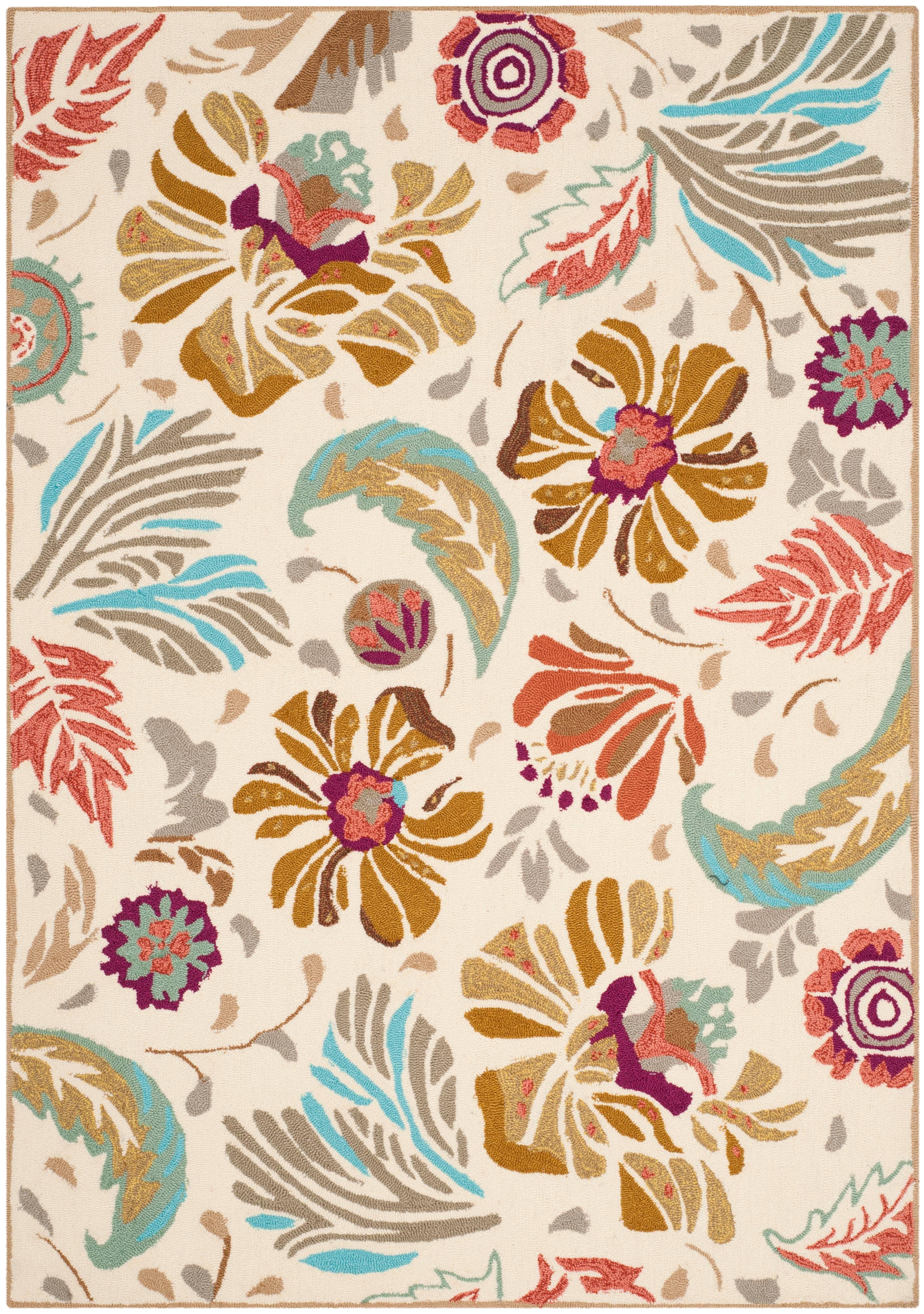 Safavieh Four Seasons Hand Hooked Performance Floral Rug