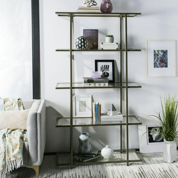 SAFAVIEH Francis Glam 5 Tier Etagere, French Silver/Clear