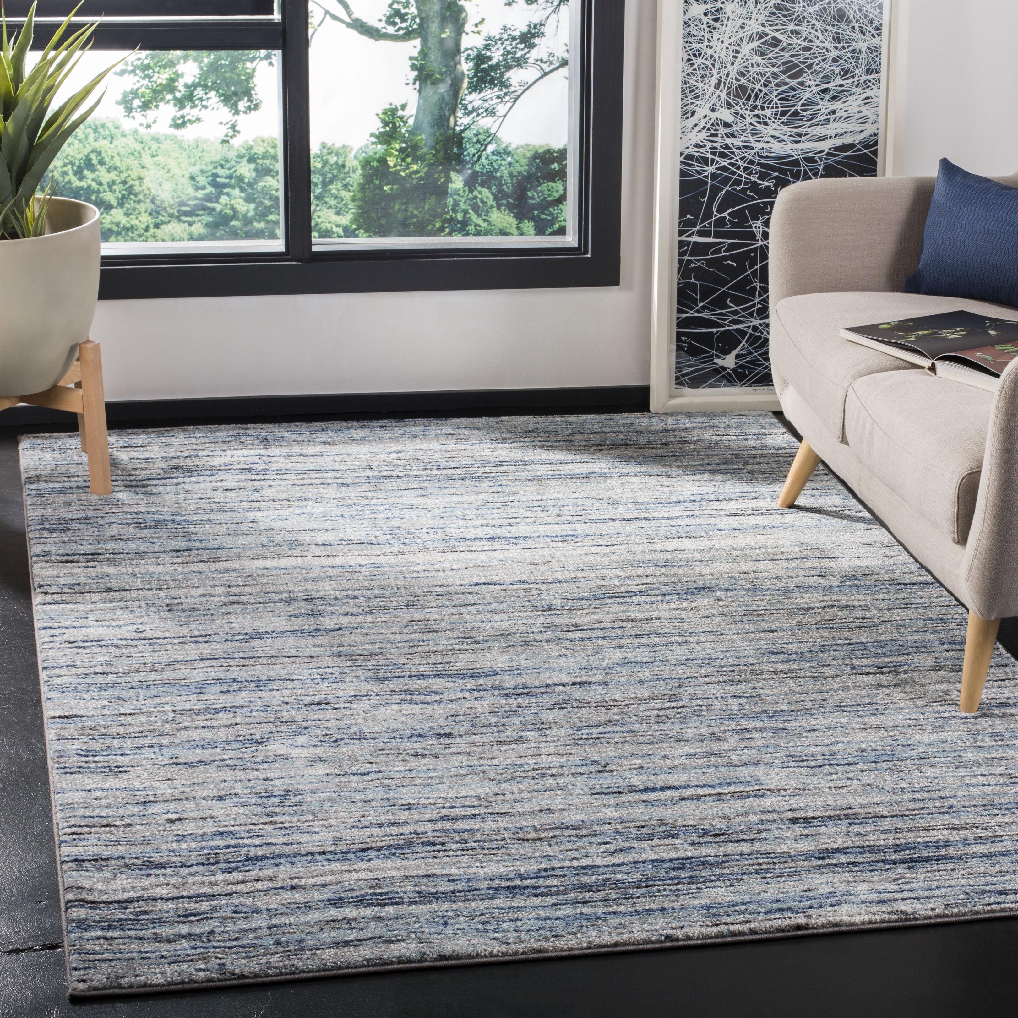 Highland Dunes Woodcreek Performance Abstract Rug