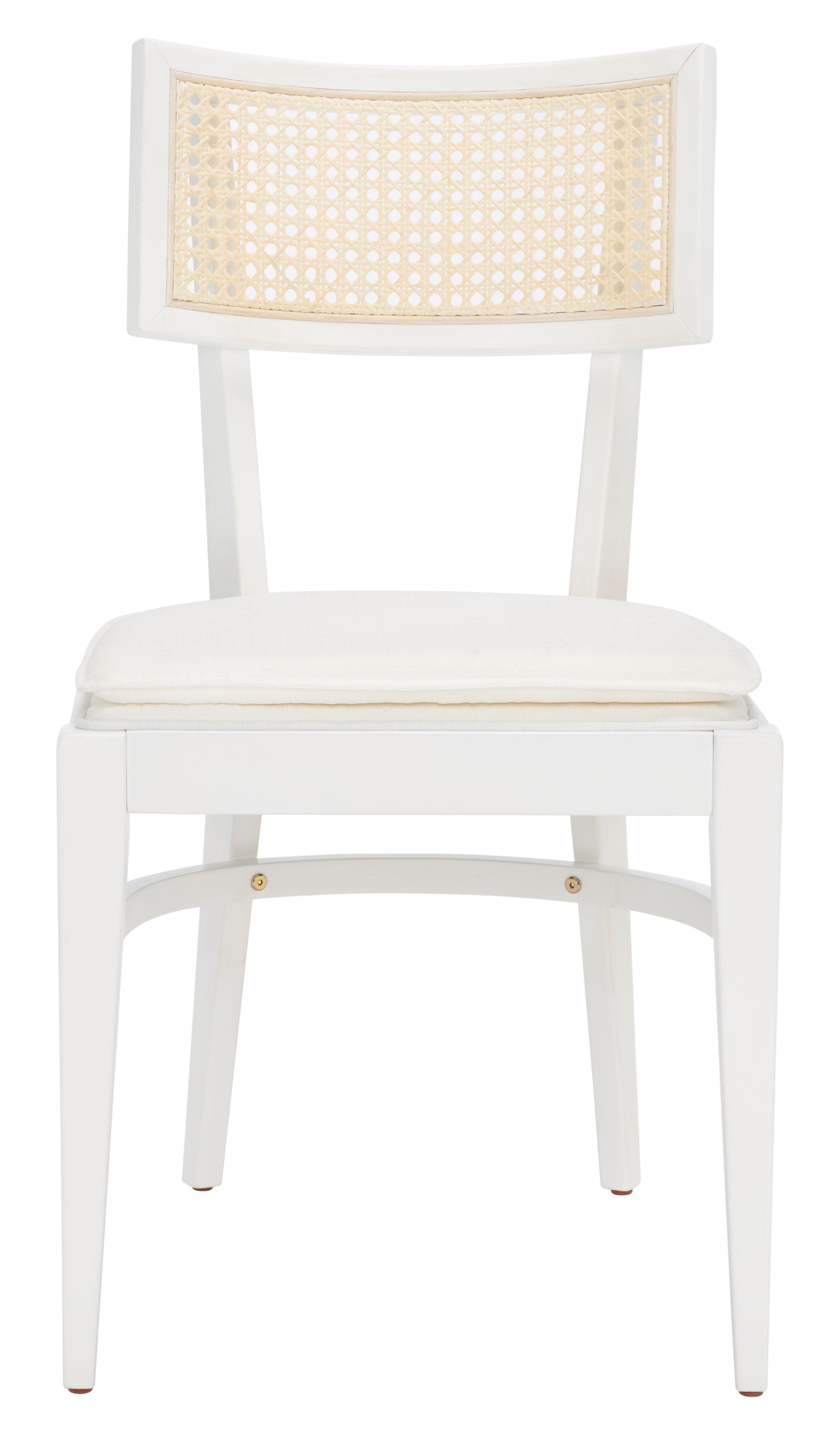 Galway Cane Dining Chair - DCH1007 - White/Natural - Safavieh