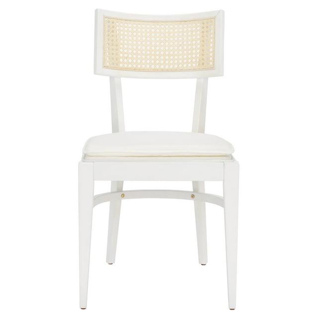 Galway Cane Dining Chair - DCH1007 - White/Natural - Safavieh