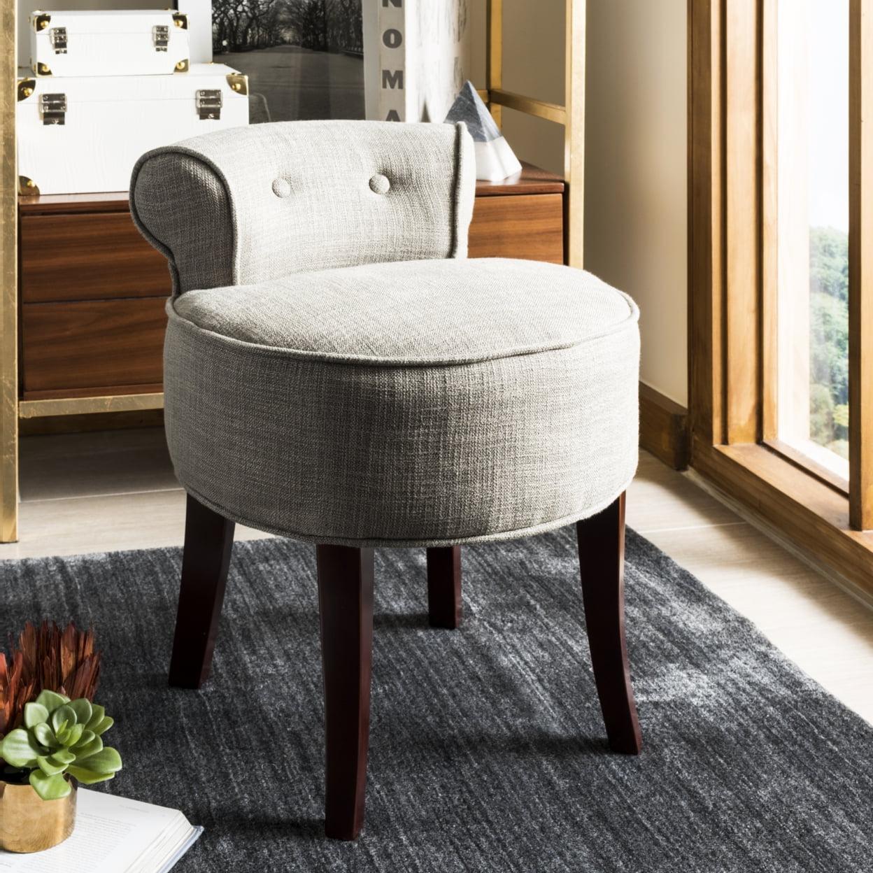 Georgia Vanity Stool - Stone - Safavieh