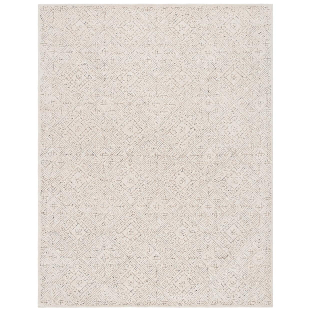 Glamour GLM660 Hand Tufted Indoor Area Rug - Ivory/Beige - 5'x8' - Safavieh
