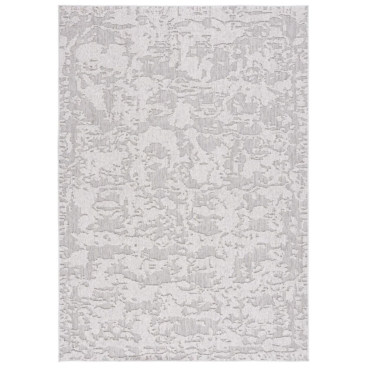 Global GLB224 Power Loomed Indoor/Outdoor Area Rug - Gray/Light Gray - 8'9"x11'9" - Safavieh.