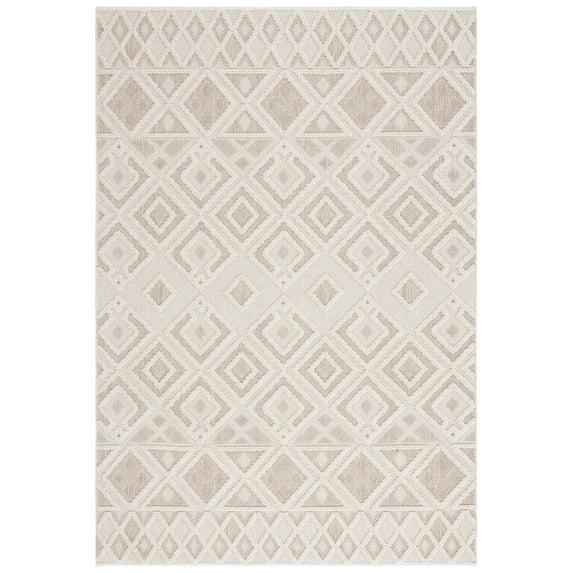 Global GLB404 Power Loomed Indoor Area Rug - Beige/Ivory - 8'x10' - Safavieh