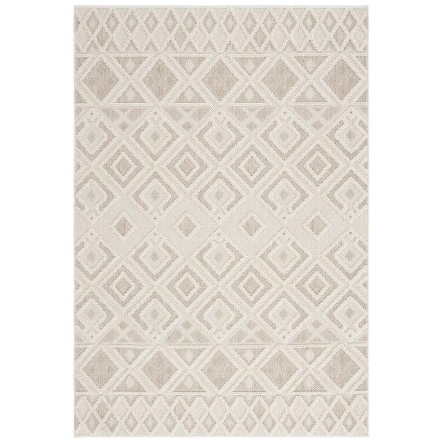 Global GLB404 Power Loomed Indoor Area Rug - Beige/Ivory - 8'x10' - Safavieh