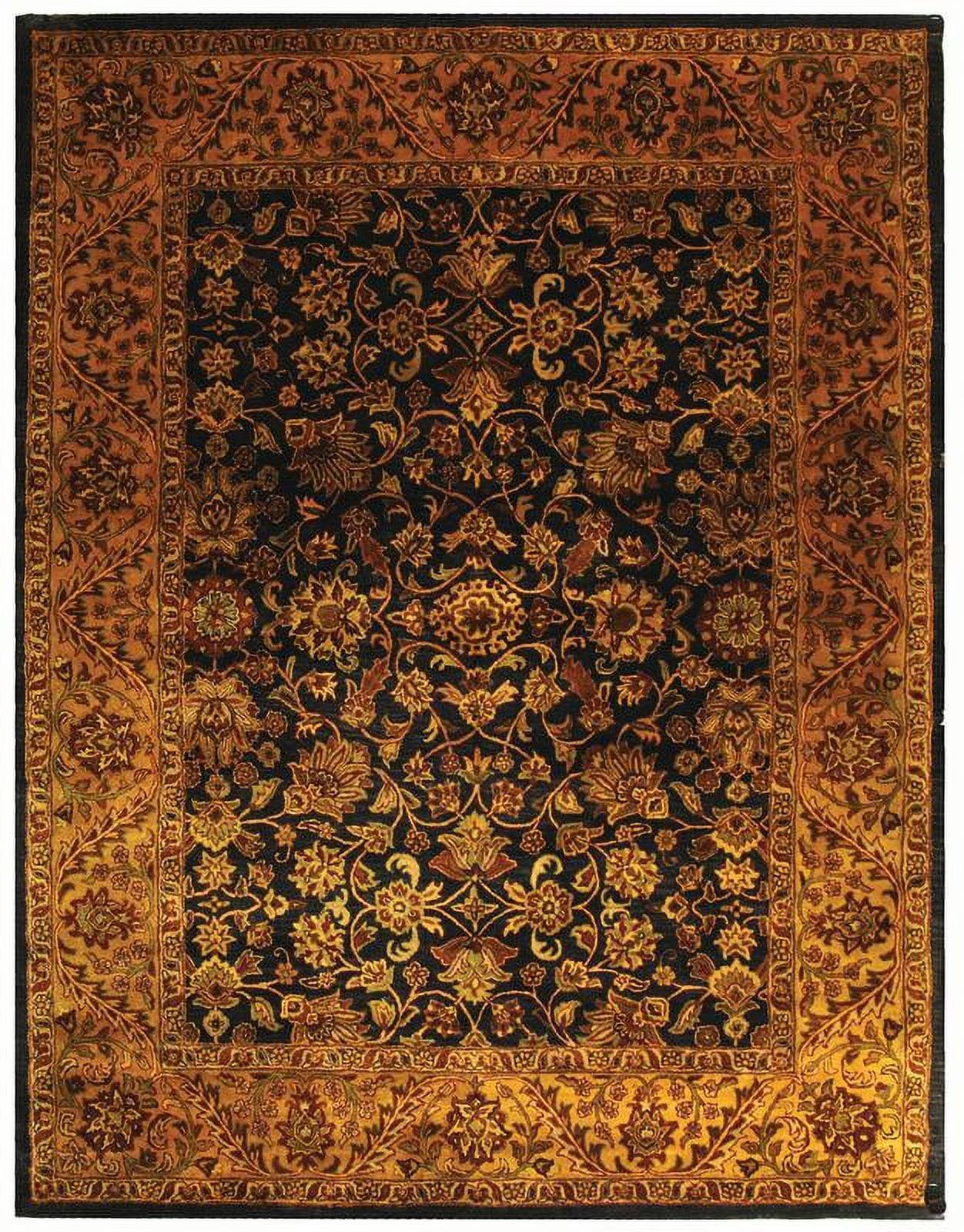 SAFAVIEH Golden Jaipur GJ250D Handmade Black / Gold Rug