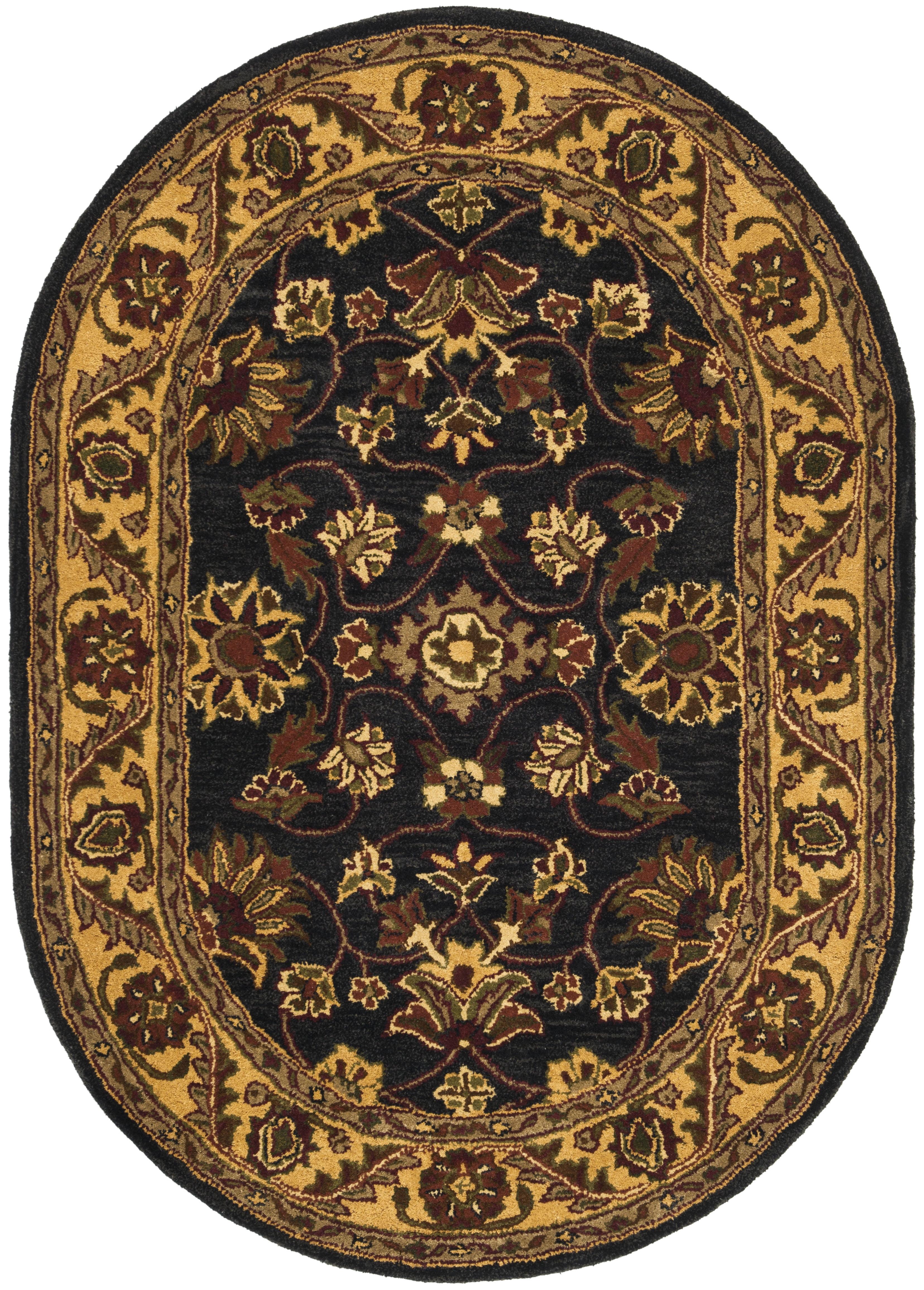 SAFAVIEH Golden Jaipur GJ250D Handmade Black / Gold Rug