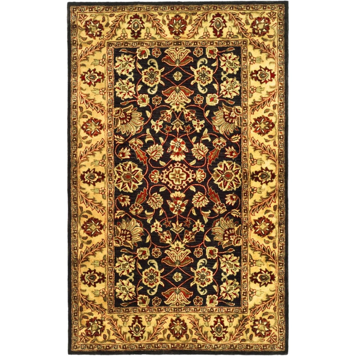 SAFAVIEH Golden Jaipur GJ250D Handmade Black / Gold Rug