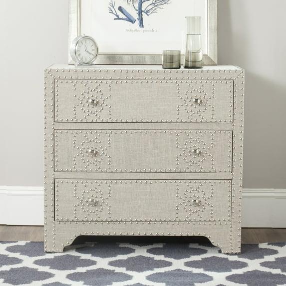 Gordy 3 Drawer Chest - AMH1504 - Grey - Safavieh Couture