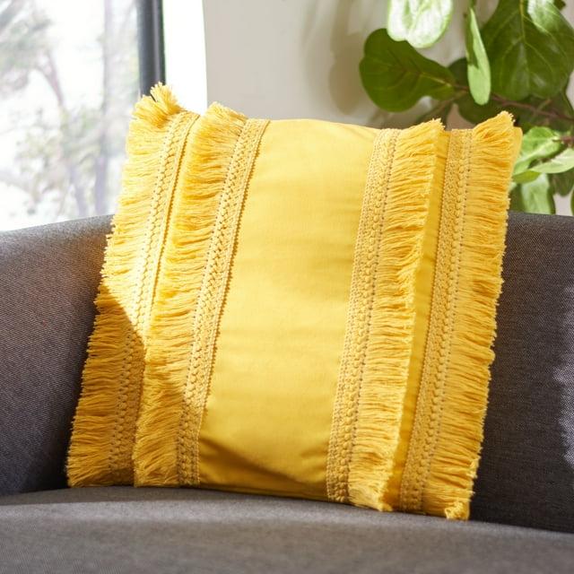Safavieh Fringed Cotton Throw Pillow