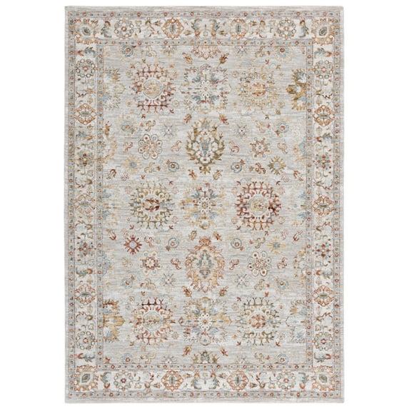 Hamilton HLT112 Power Loomed Area Rug - Gray/Rust - 5'3"x7'6" - Safavieh.