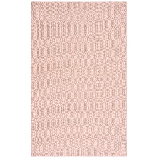 Hampton HTN230 Power Loomed Indoor/Outdoor Area Rug - Terracotta/Ivory - 8'x10' - Safavieh.