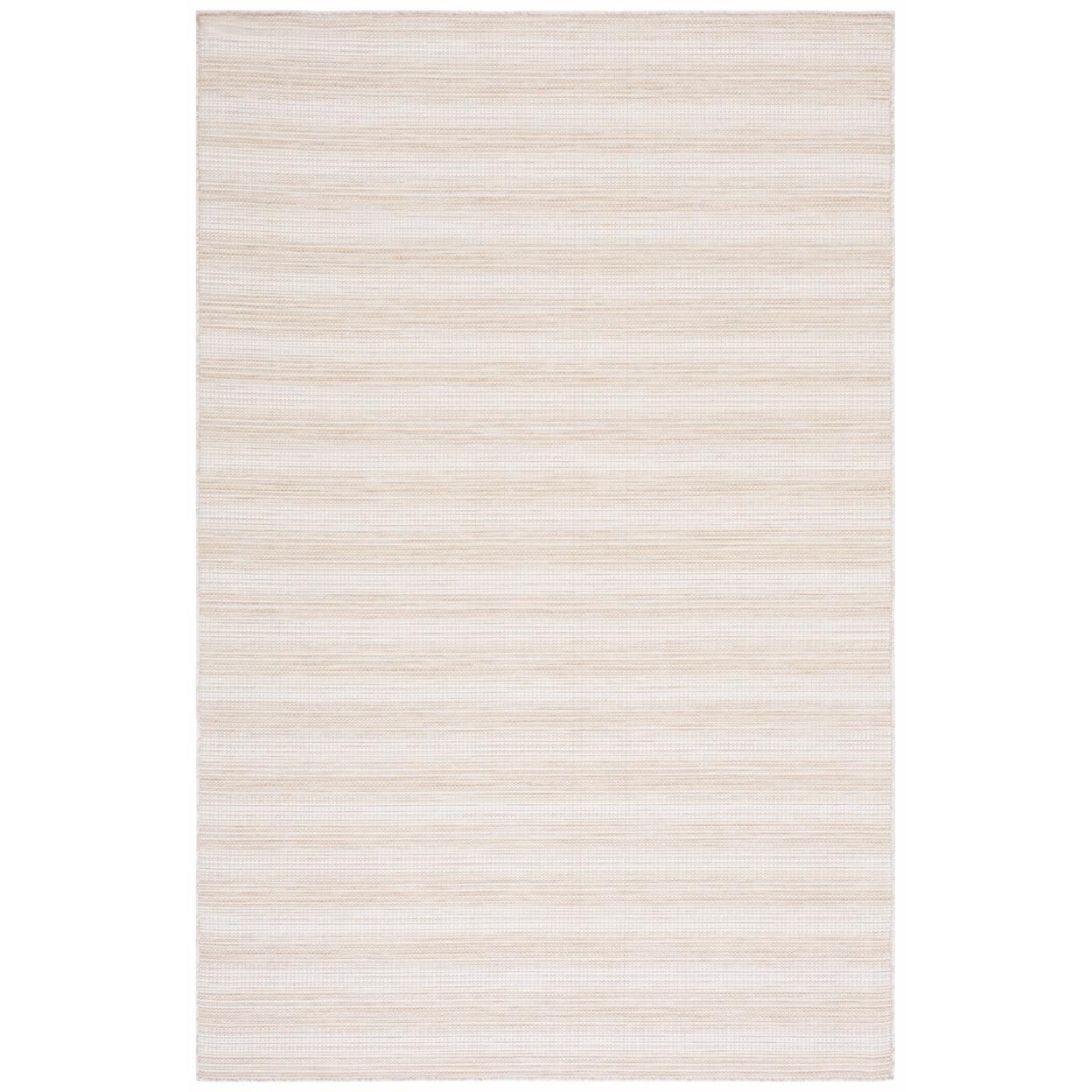 Hampton HTN231 Power Loomed Indoor/Outdoor Area Rug - Natural - 5'1"x7'6" - Safavieh.