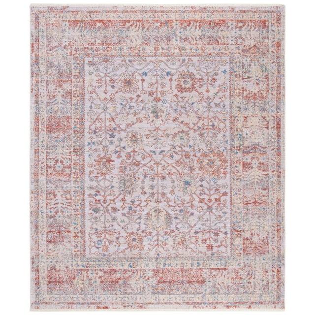Hellenic HLC416 Power Loomed Area Rug - Ivory/Rust - 8'x10' - Safavieh.